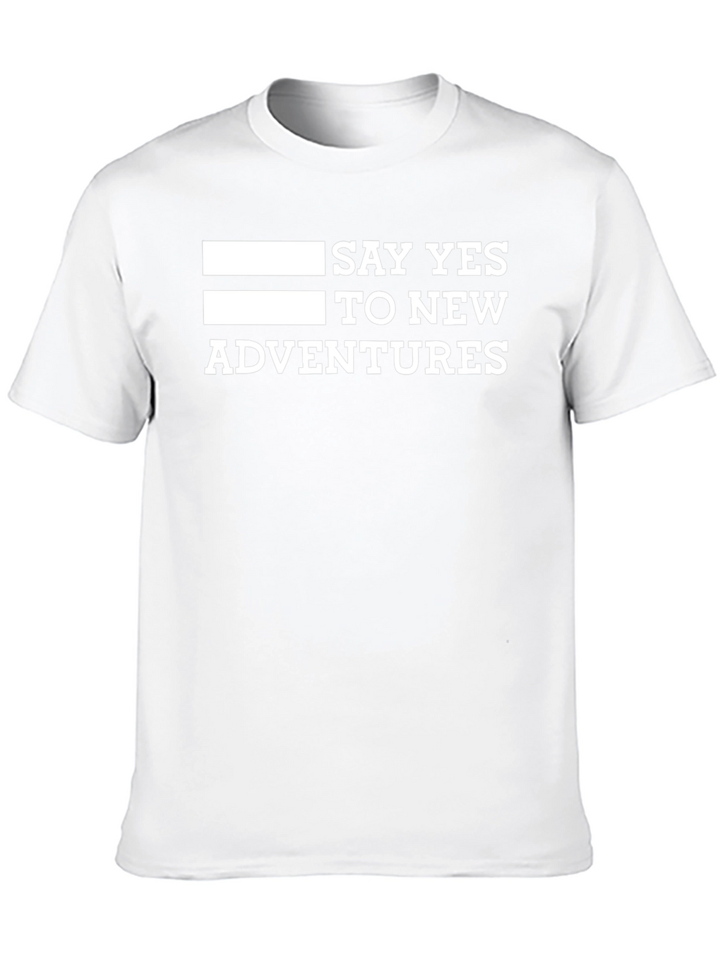 Say Yes to New Adventures Black Graphic Tee