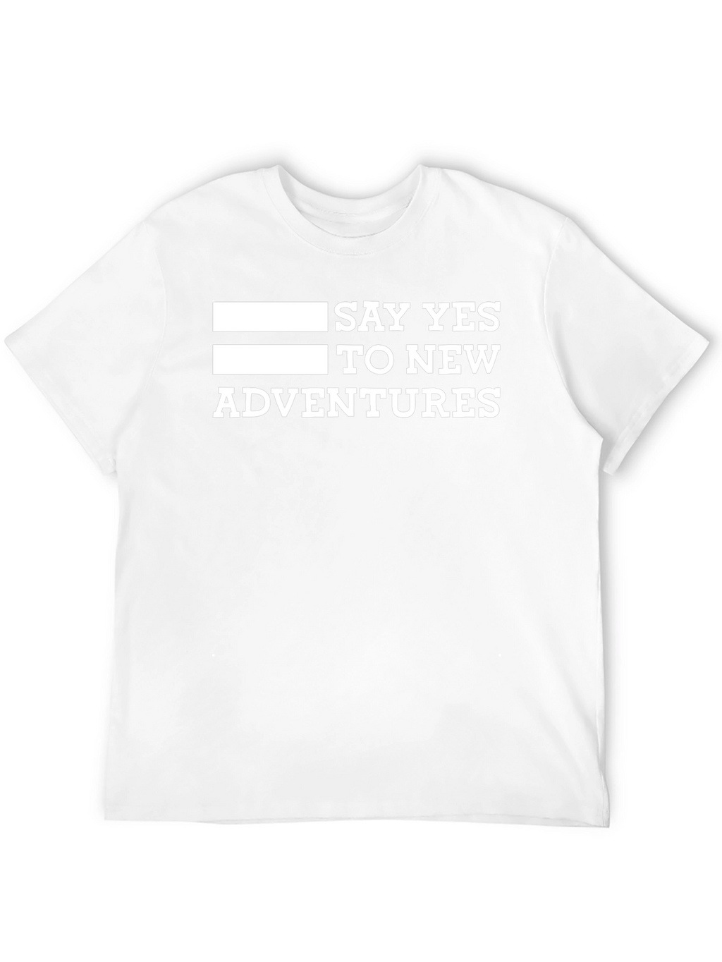 Say Yes to New Adventures Black Graphic Tee