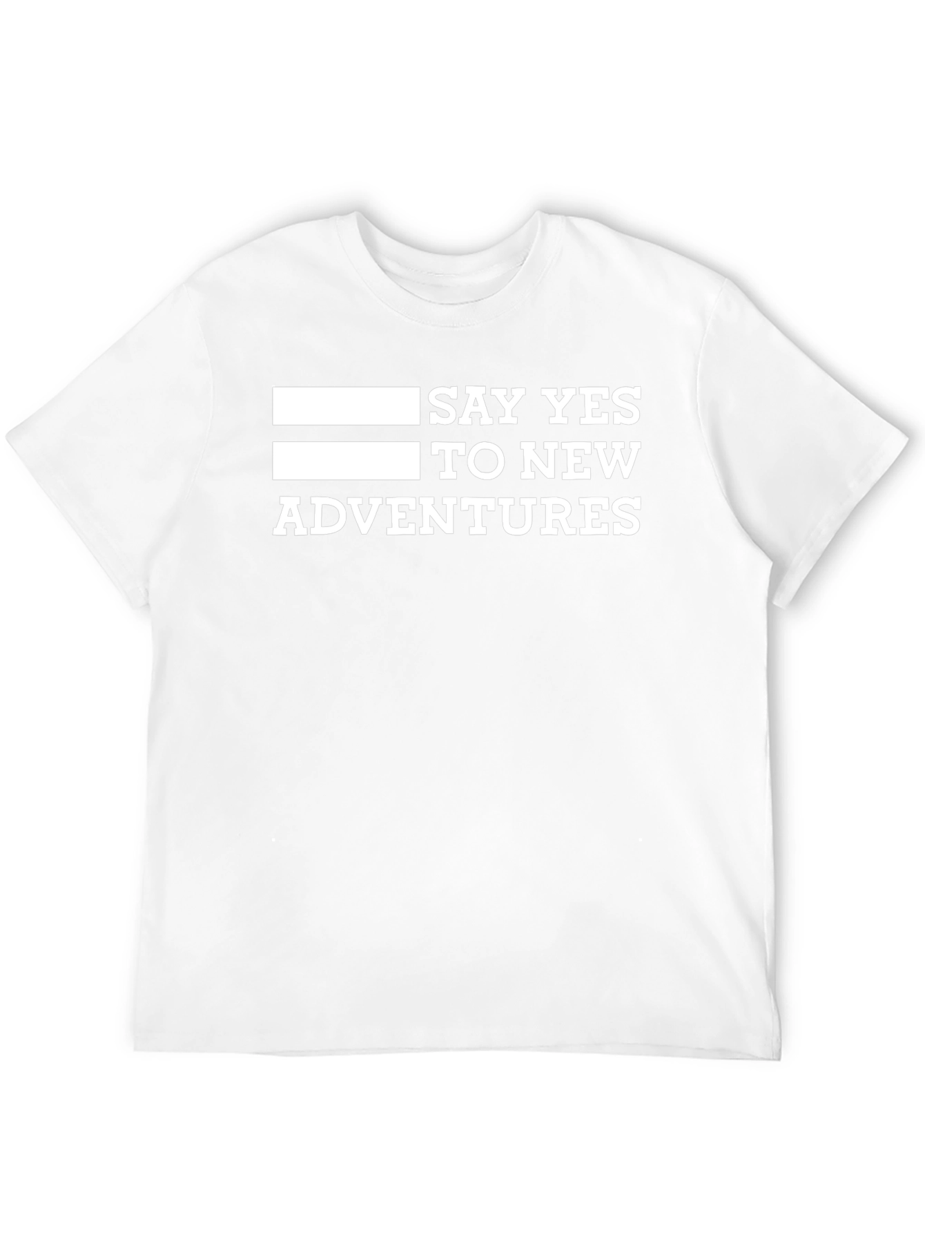 Say Yes to New Adventures Black Graphic Tee