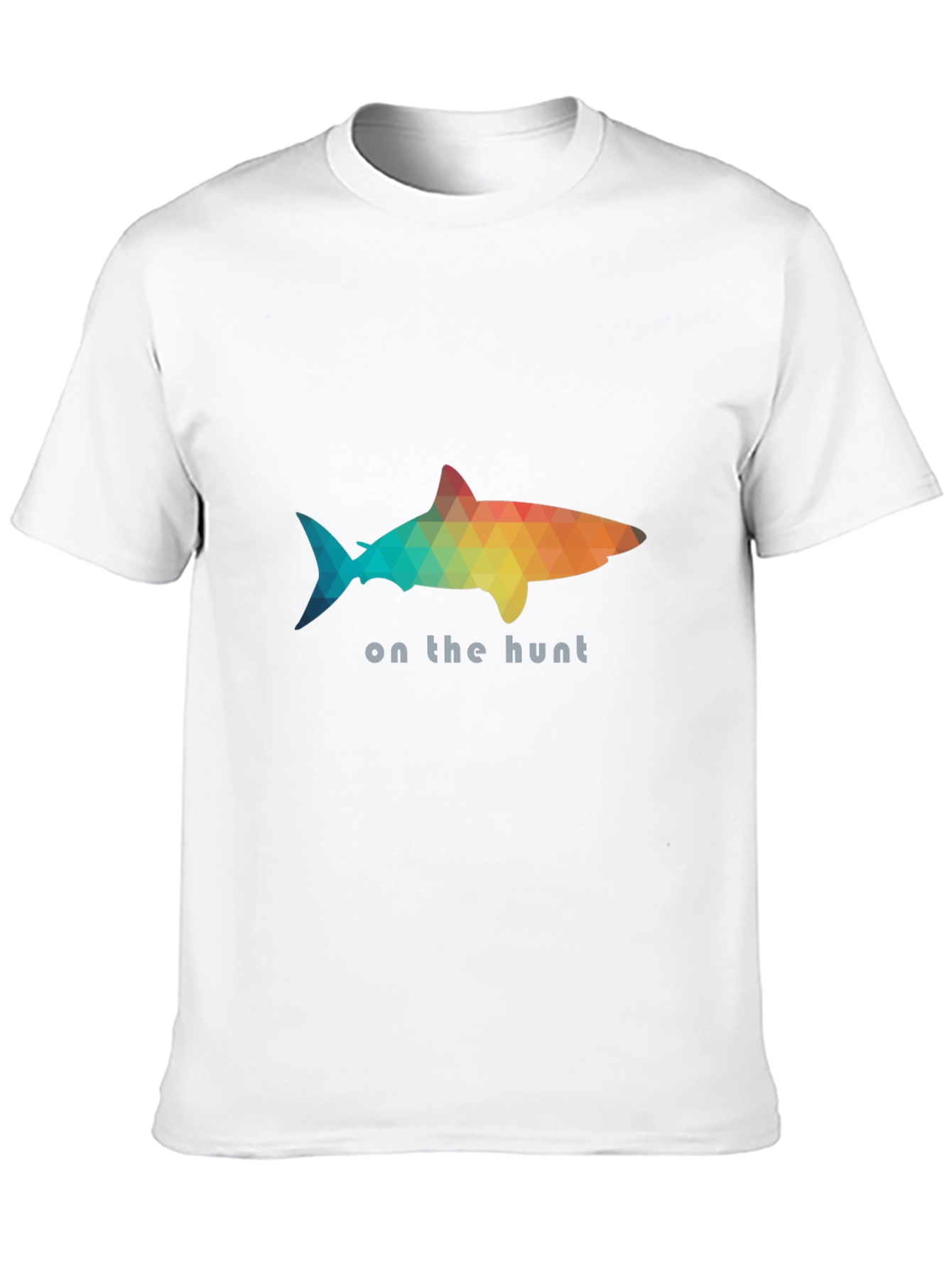 On the Hunt Shark T-Shirt - Poly Art Design
