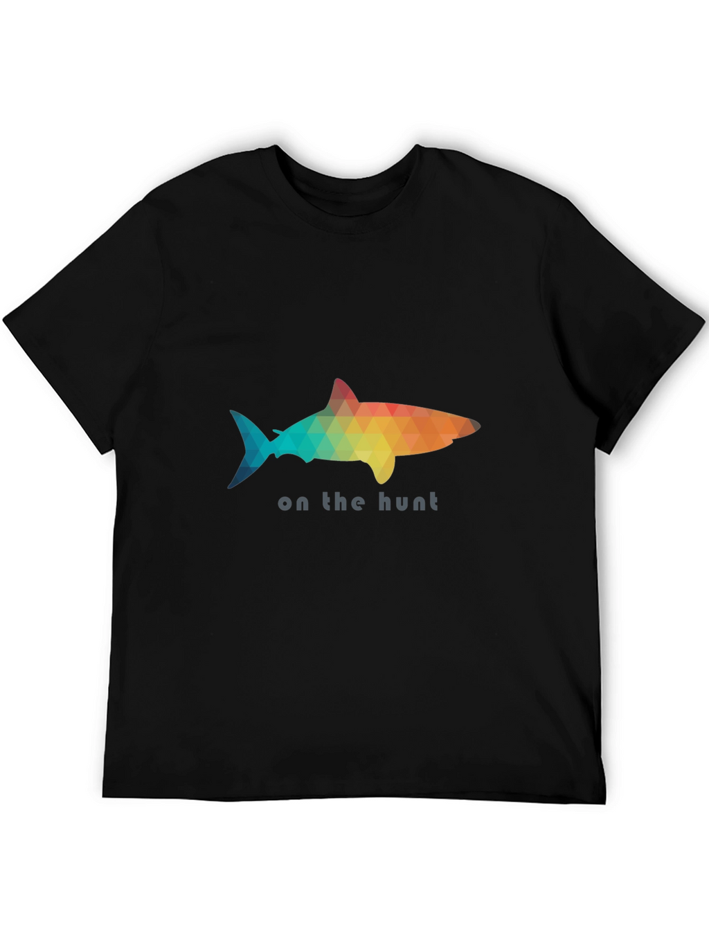 On the Hunt Shark T-Shirt - Poly Art Design