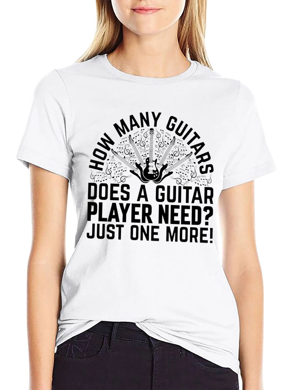 Guitar Player T-Shirt - How Many Guitars?