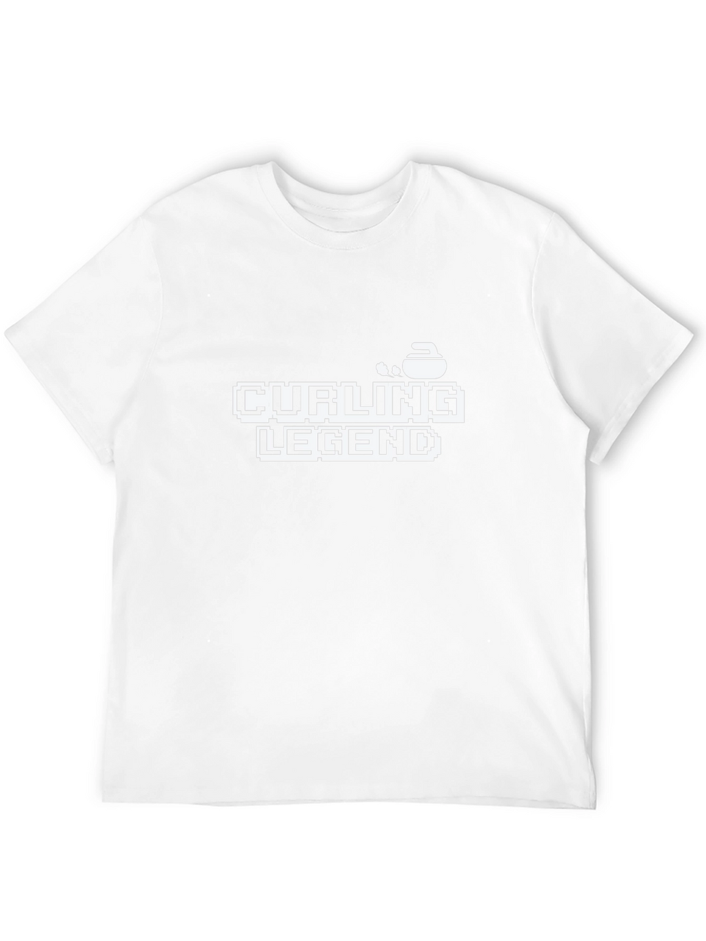 Curling Legend Graphic Tee - Black