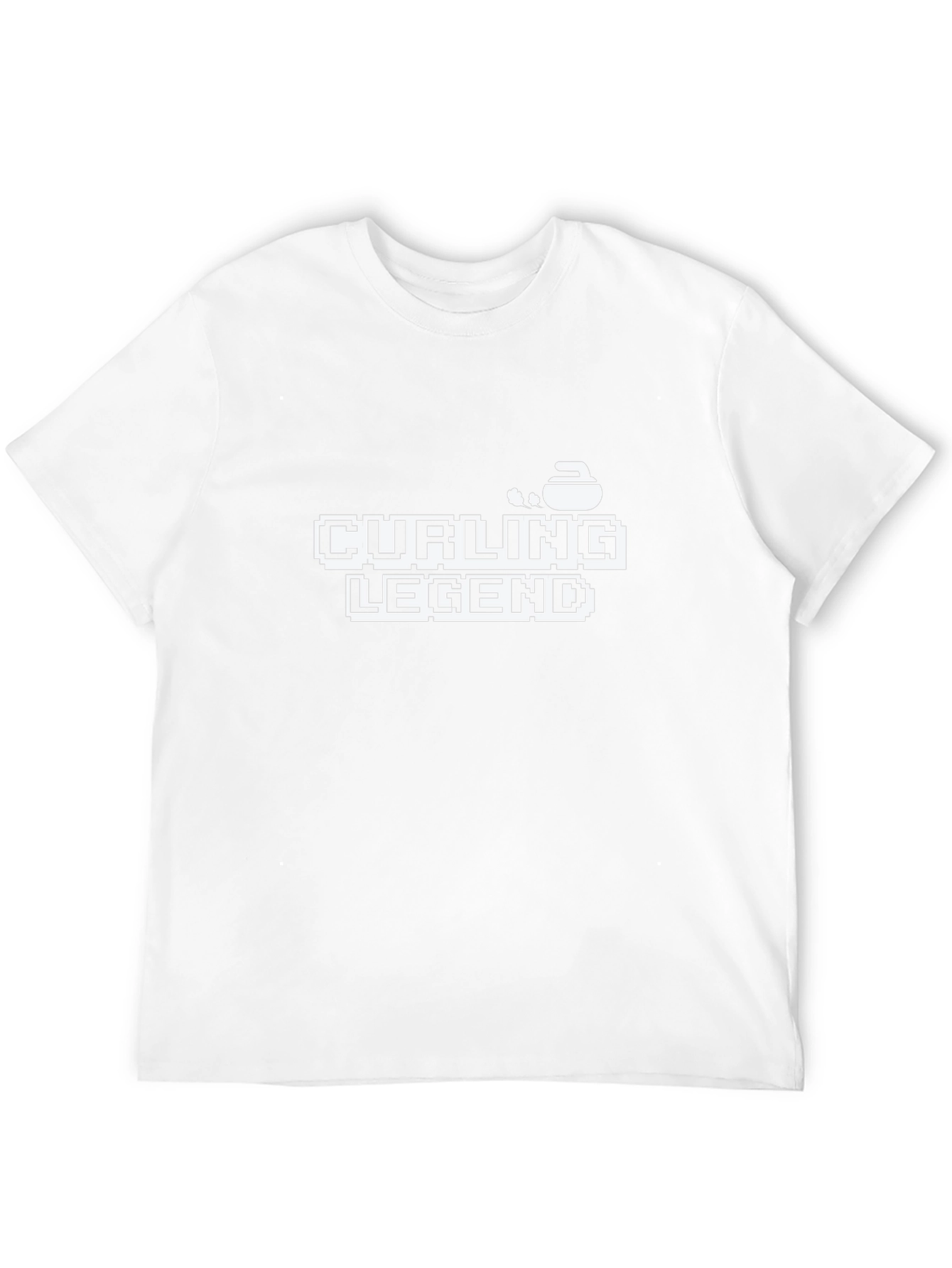 Curling Legend Graphic Tee - Black