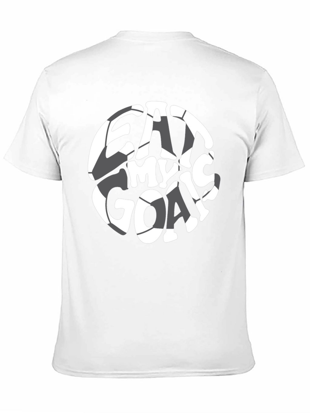 Eat My Goals Black Graphic T-Shirt