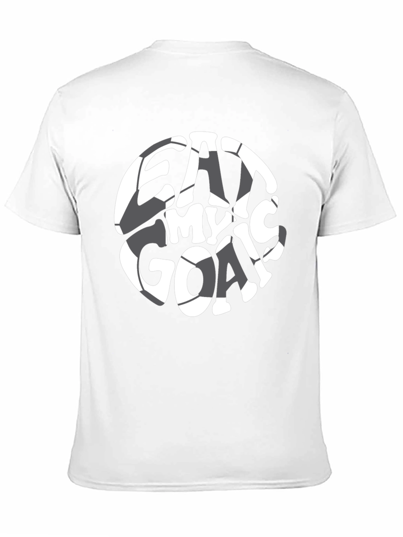 Eat My Goals Black Graphic T-Shirt