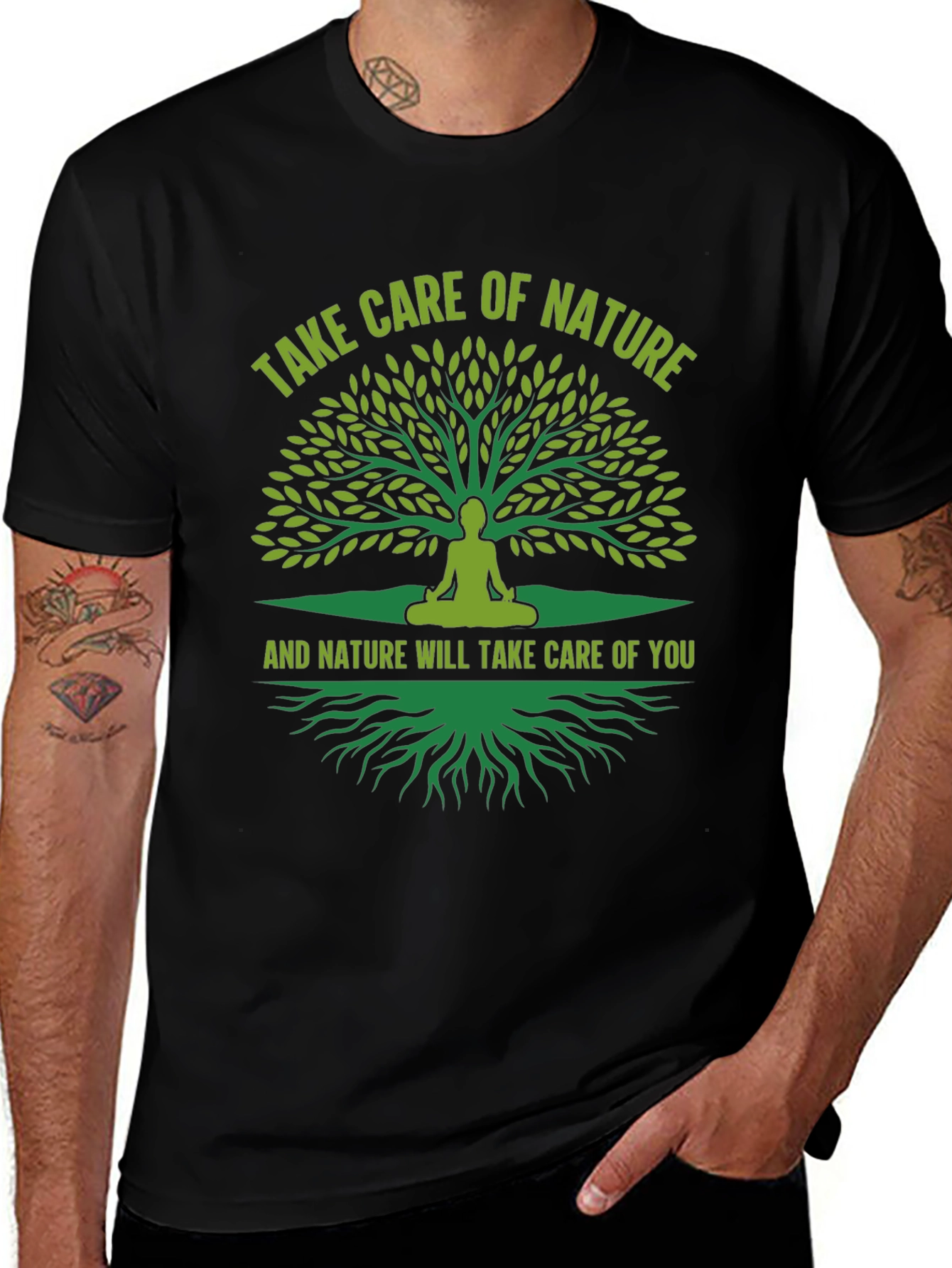 Nature Care T-Shirt - Tree Graphic Tee