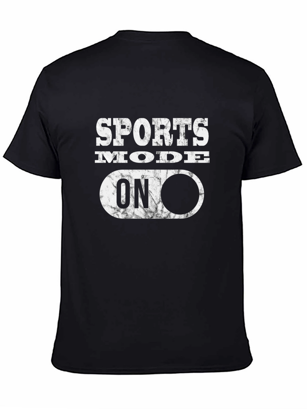 Sports Mode ON Graphic Tee - Black