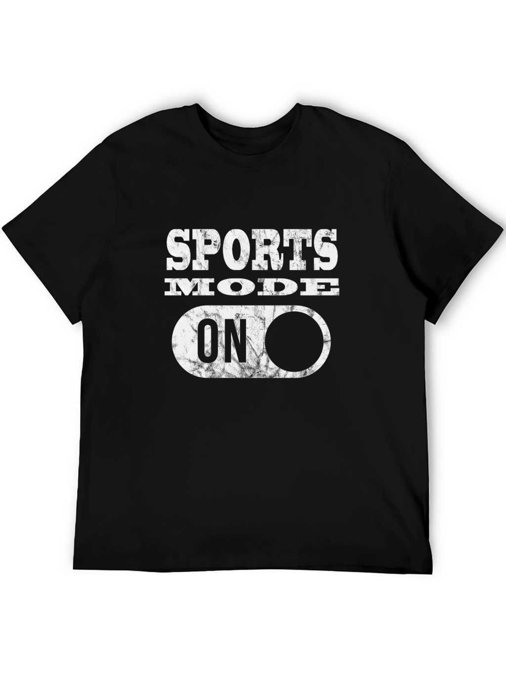 Sports Mode ON Graphic Tee - Black