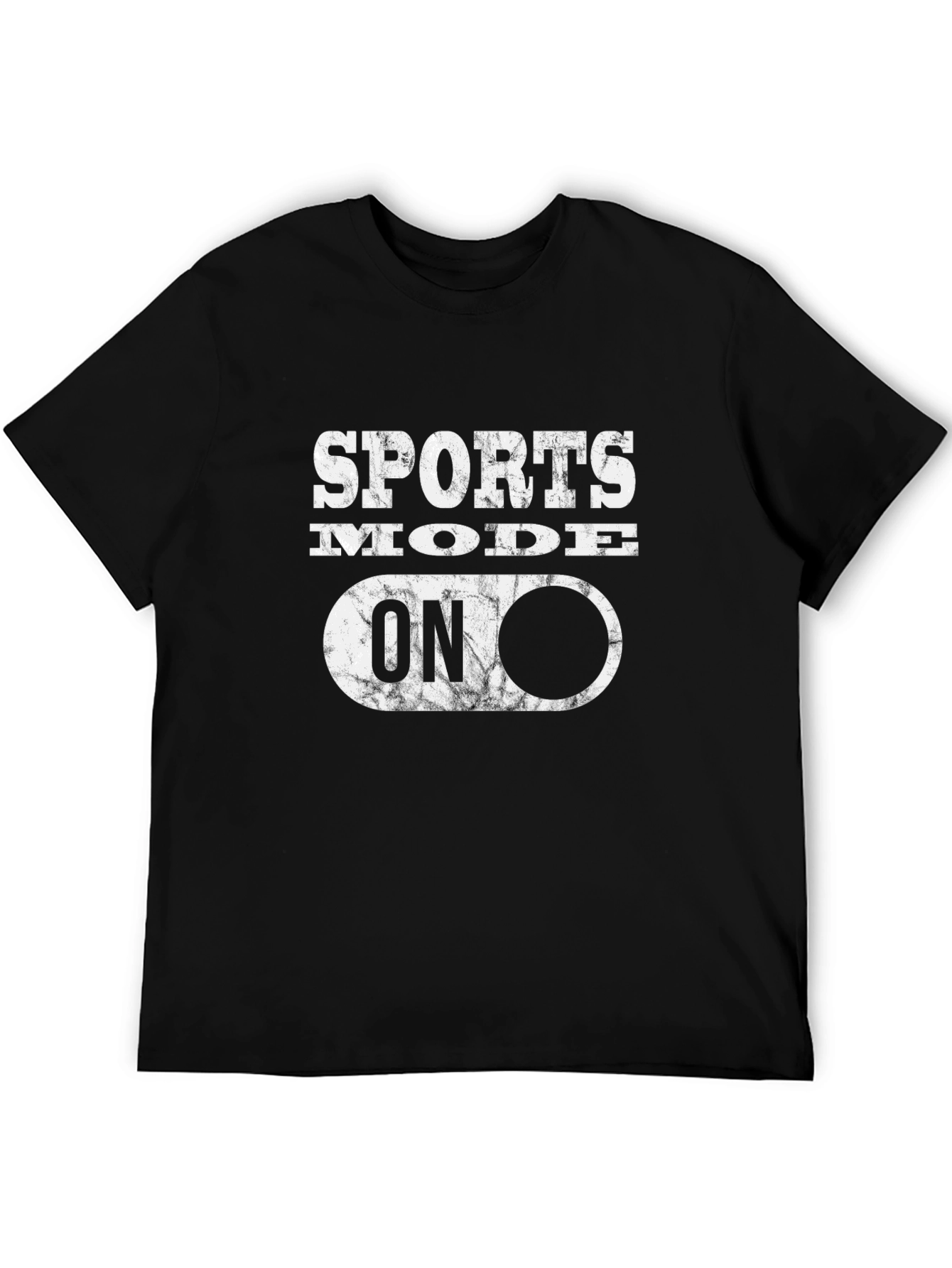 Sports Mode ON Graphic Tee - Black