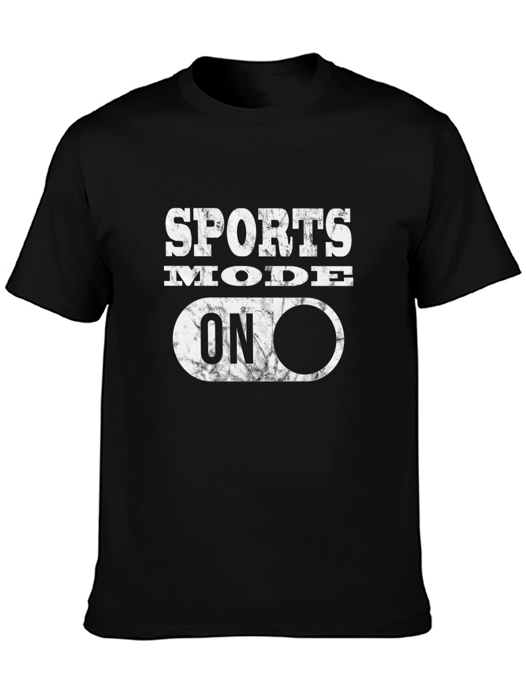 Sports Mode ON Graphic Tee - Black