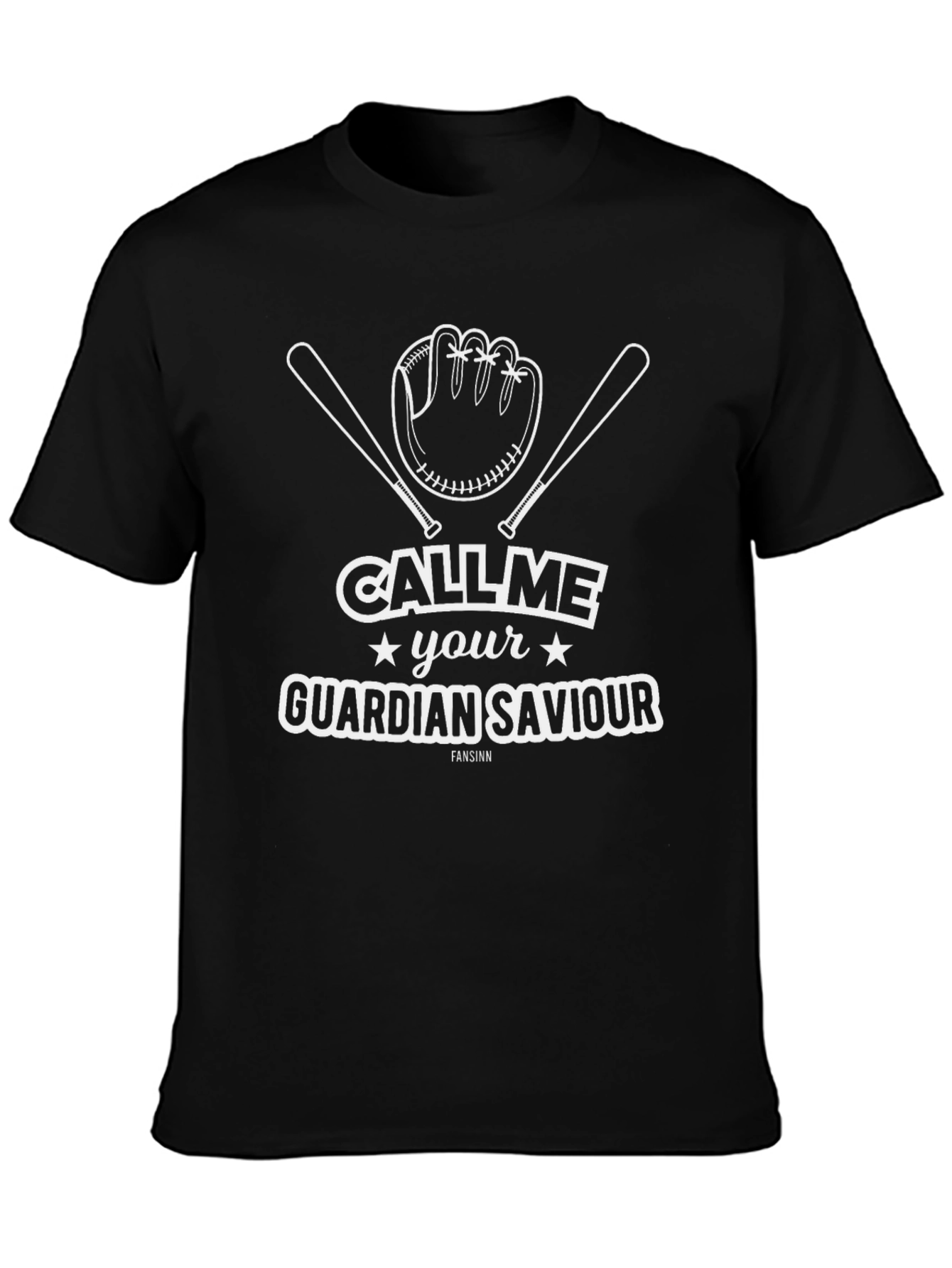 Call Me Your Guardian Saviour Baseball T-Shirt