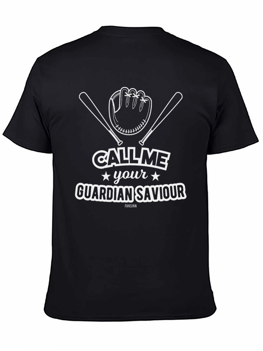 Call Me Your Guardian Saviour Baseball T-Shirt