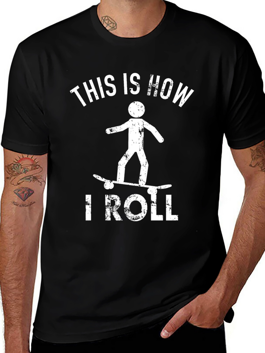 This Is How I Roll Skateboard T-Shirt