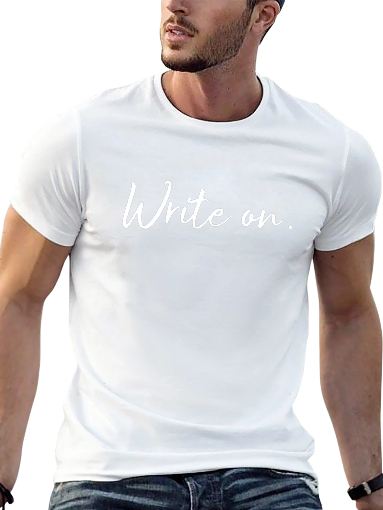 Write On Black T-Shirt
