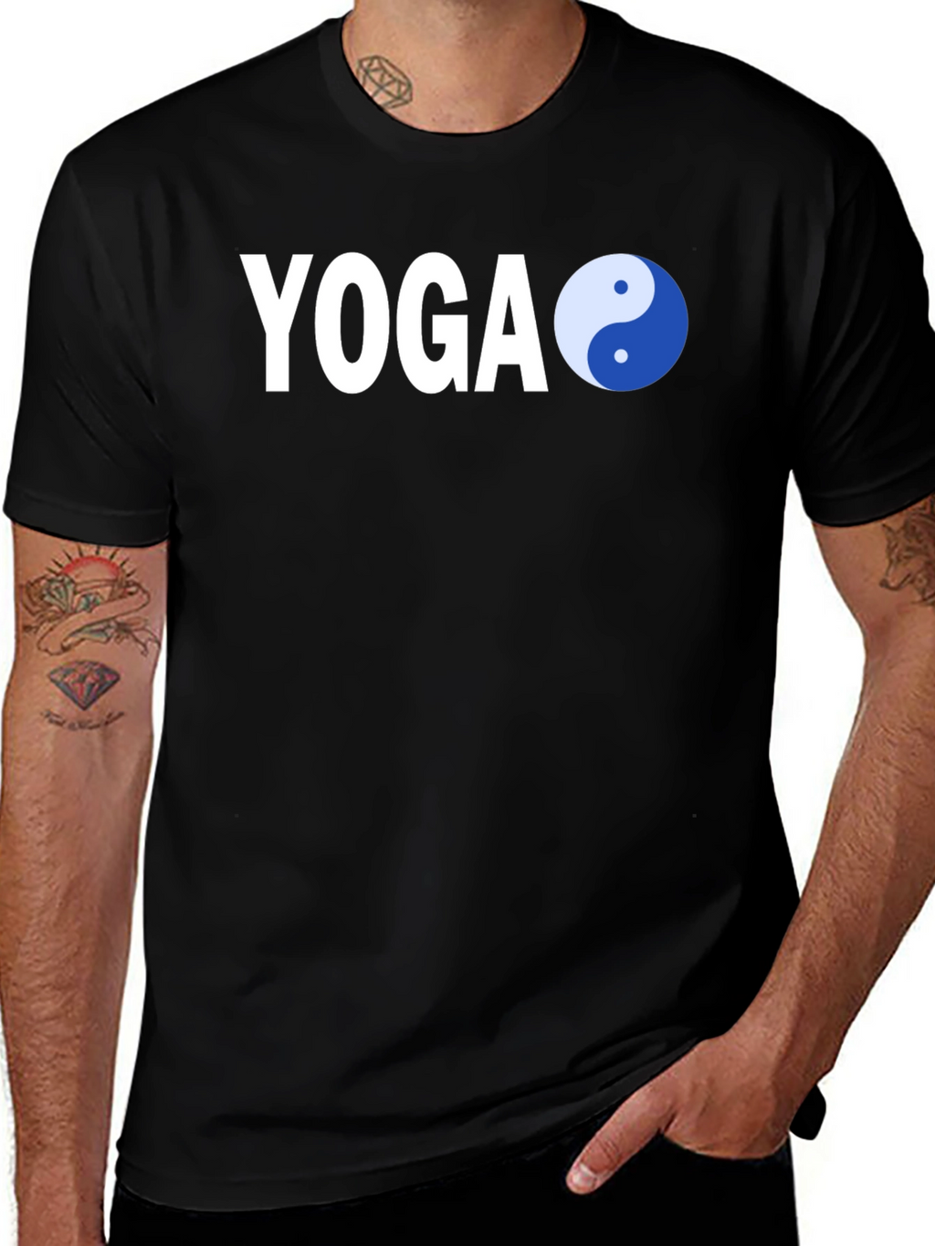 Yoga Yin Yang Graphic Tee - Unisex
