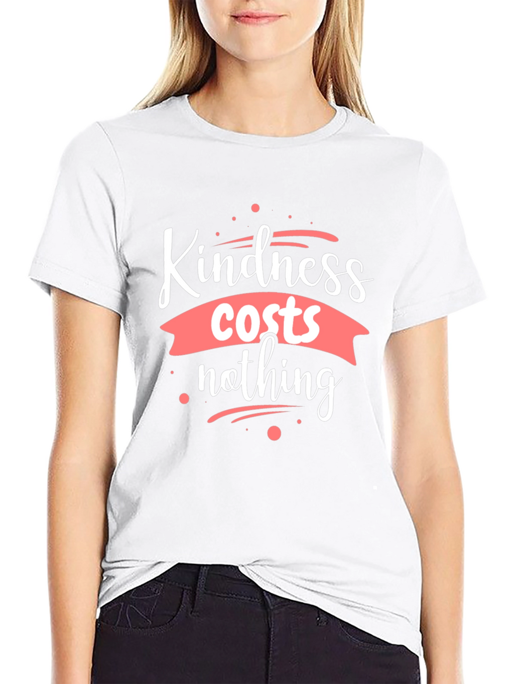 Kindness Costs Nothing Black T-Shirt