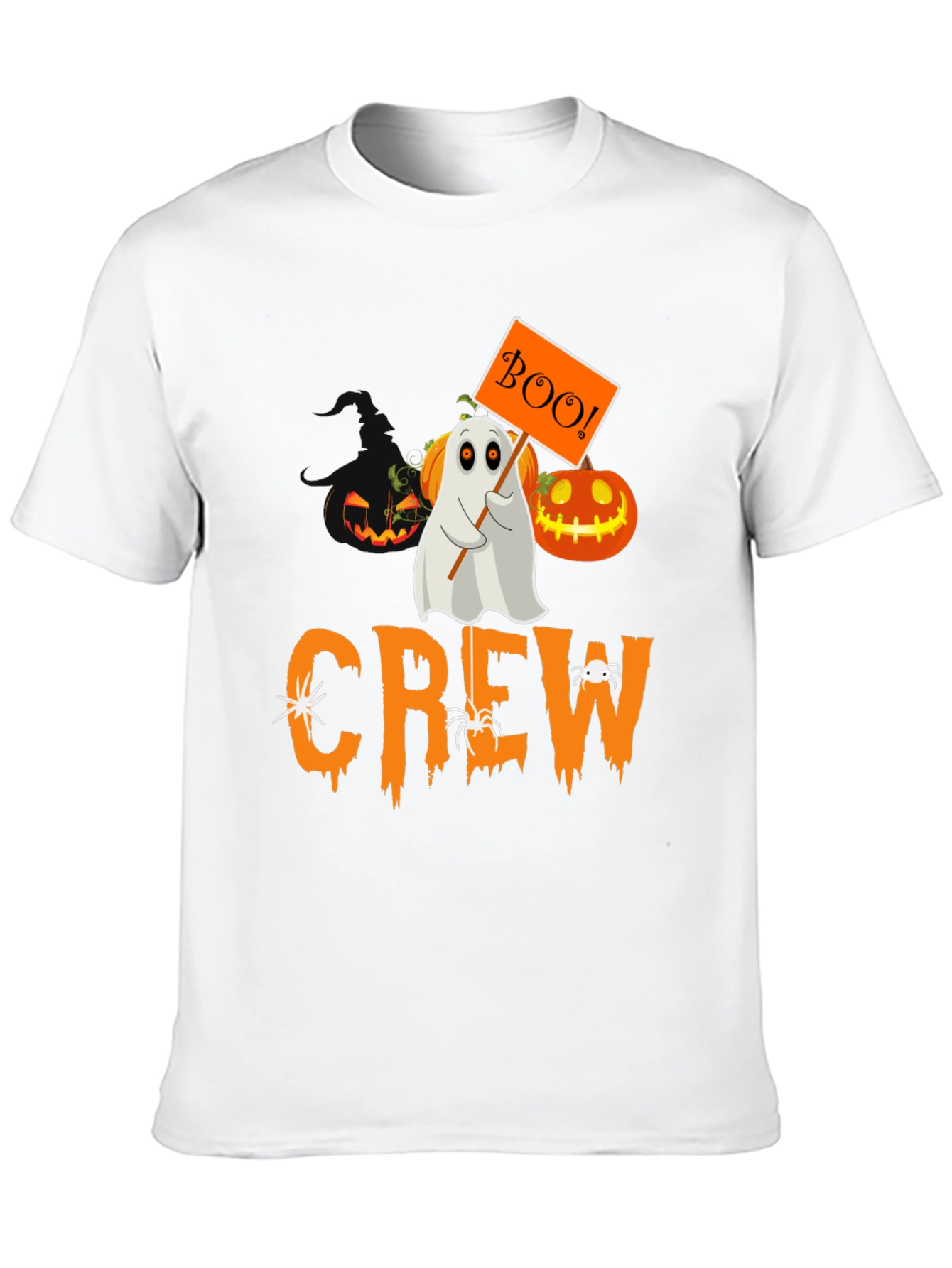 Halloween Crew Ghost Boo T-Shirt