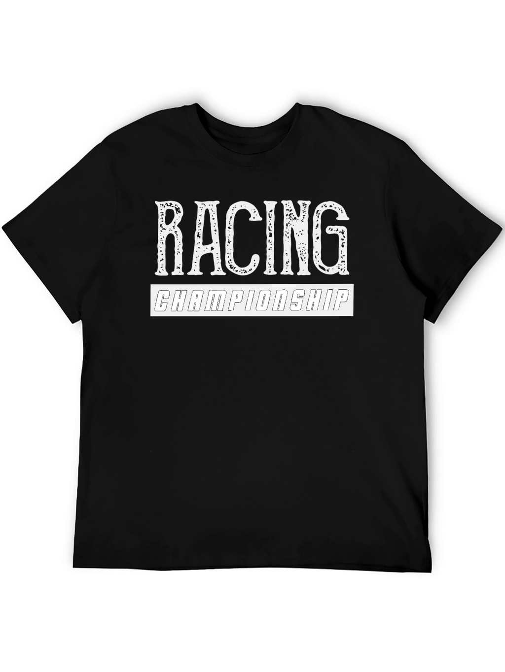 Racing Championship Graphic Tee - Black
