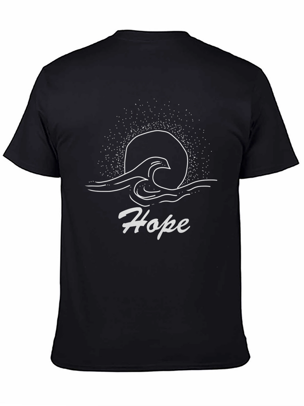 Hope Graphic Tee - Black Cotton T-Shirt