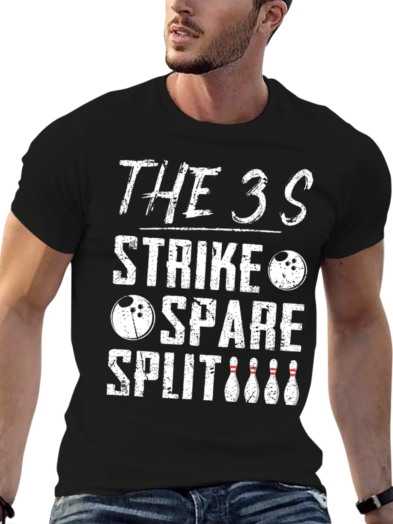Bowling Strike Spare Split T-Shirt