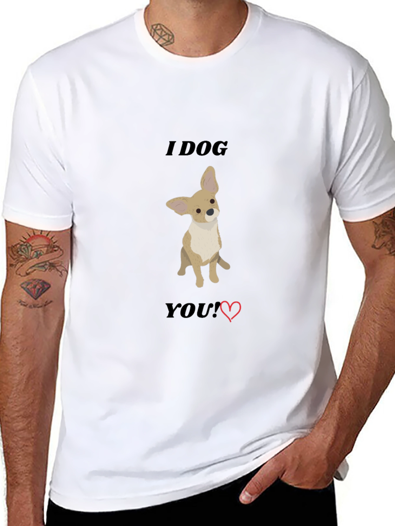 I Dog You T-Shirt - Cute Chihuahua Tee