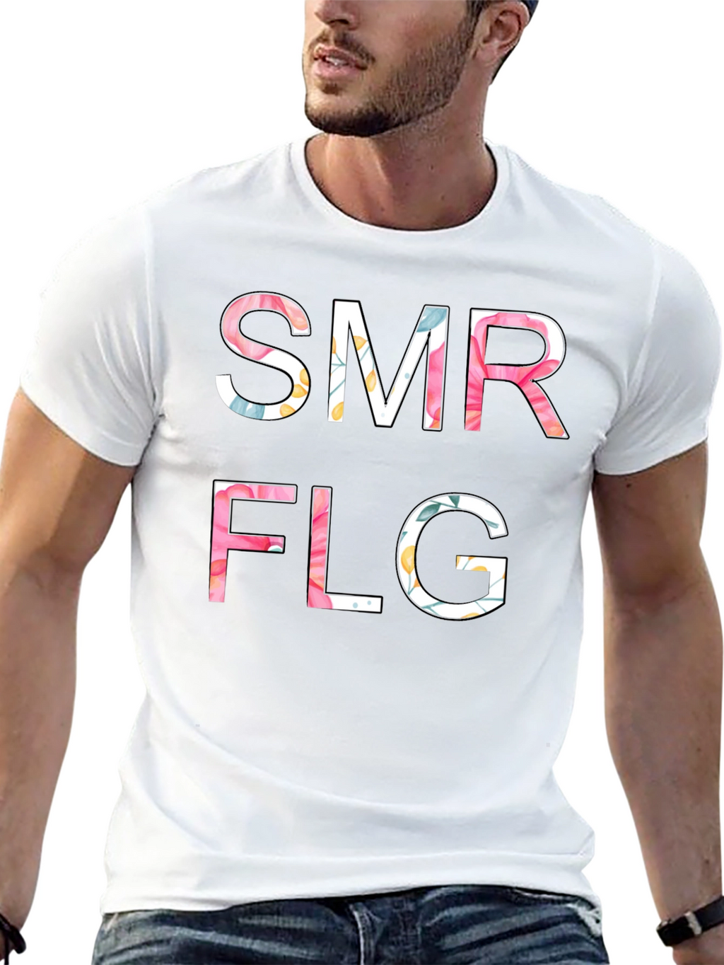 SMR FLG Floral Graphic T-Shirt