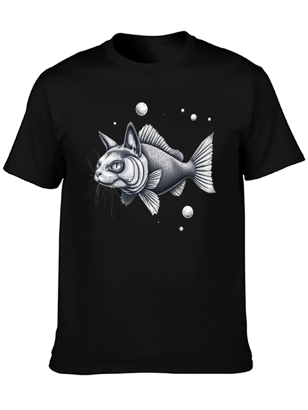Catfish Graphic Tee - Unique Animal Hybrid Design