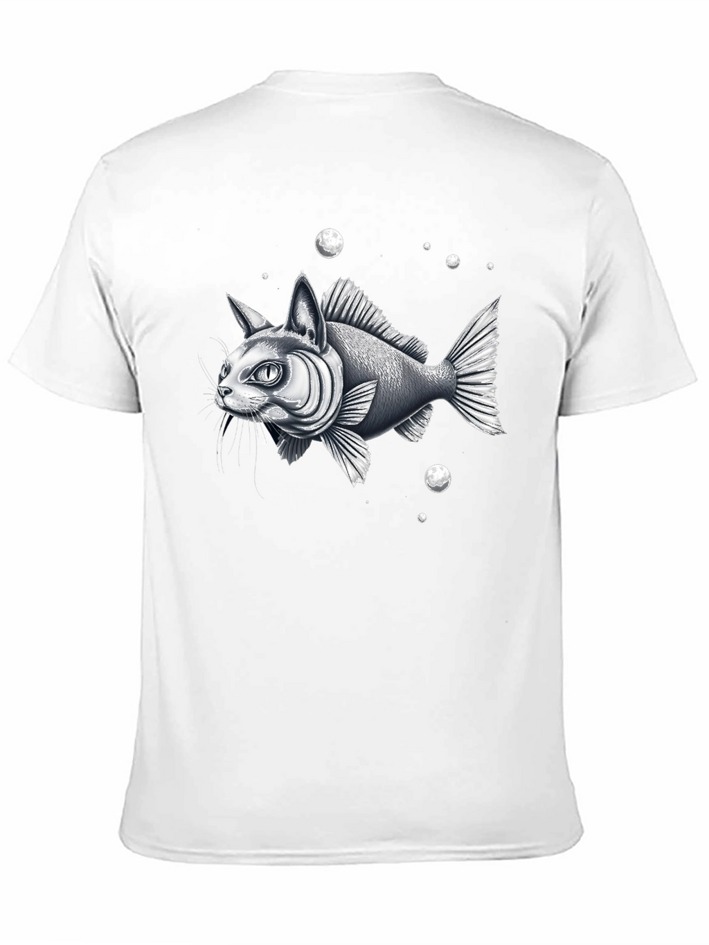Catfish Graphic Tee - Unique Animal Hybrid Design