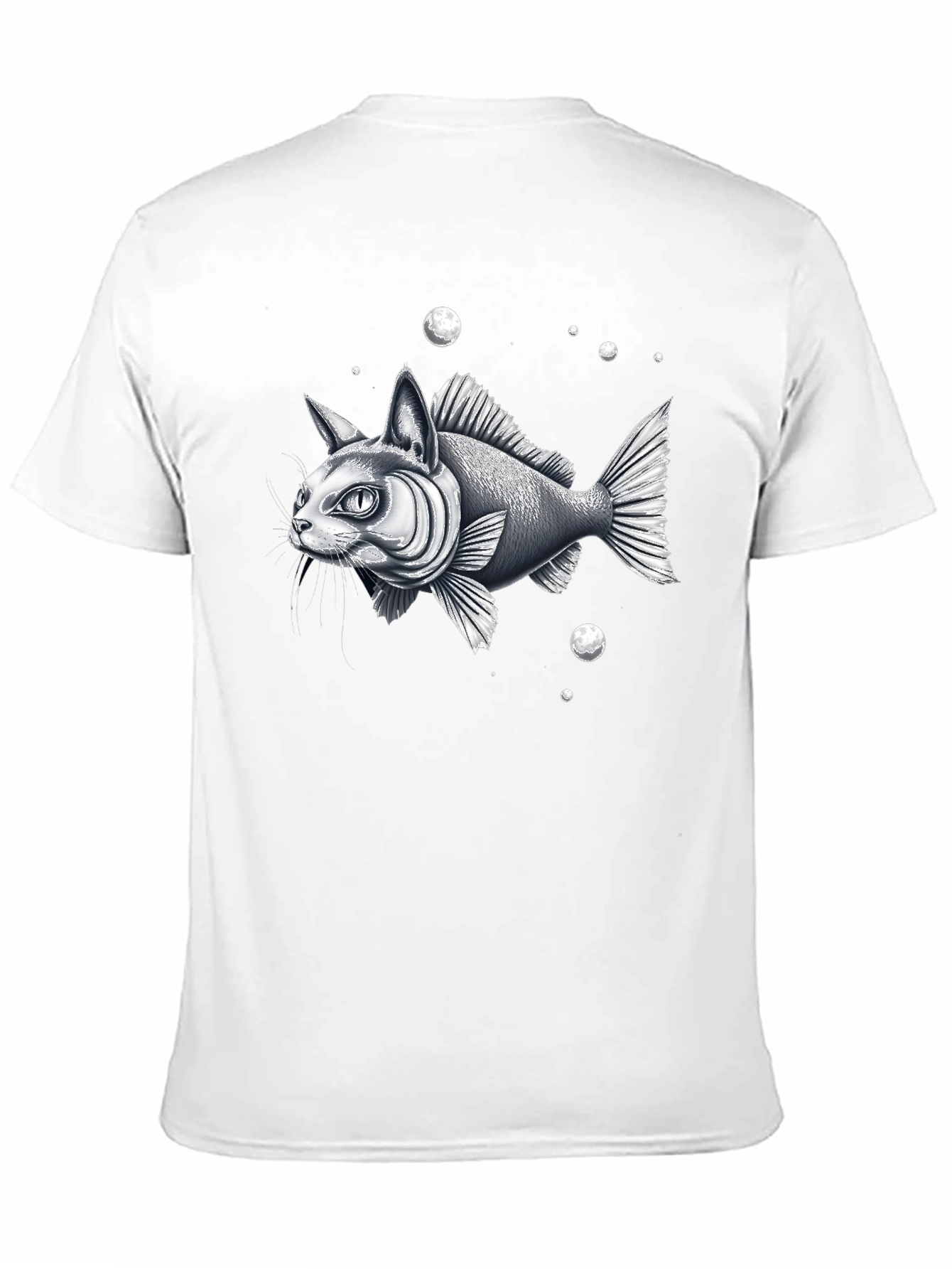 Catfish Graphic Tee - Unique Animal Hybrid Design
