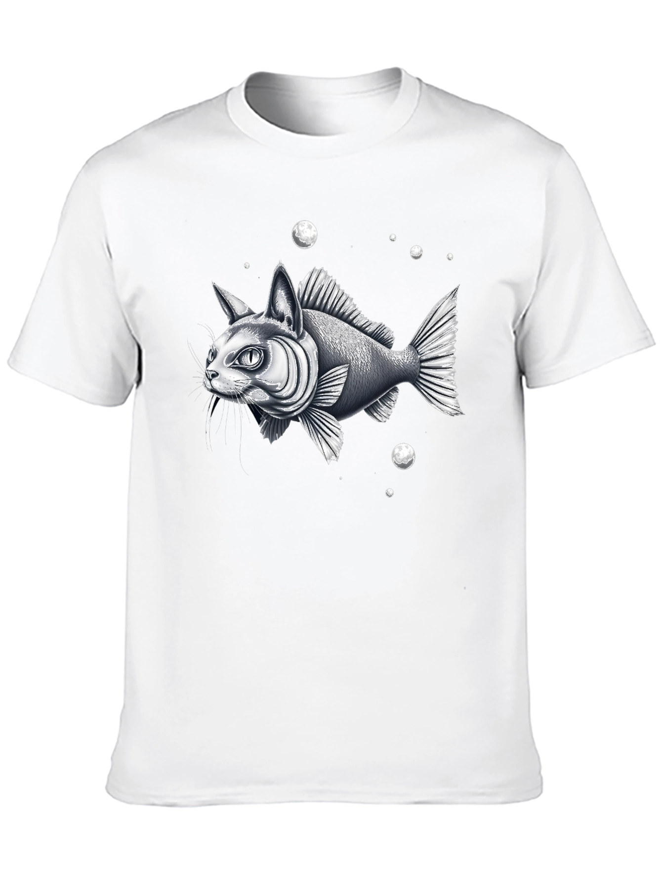 Catfish Graphic Tee - Unique Animal Hybrid Design