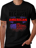 American Roots Graphic Tee - Patriotic Barber Pride