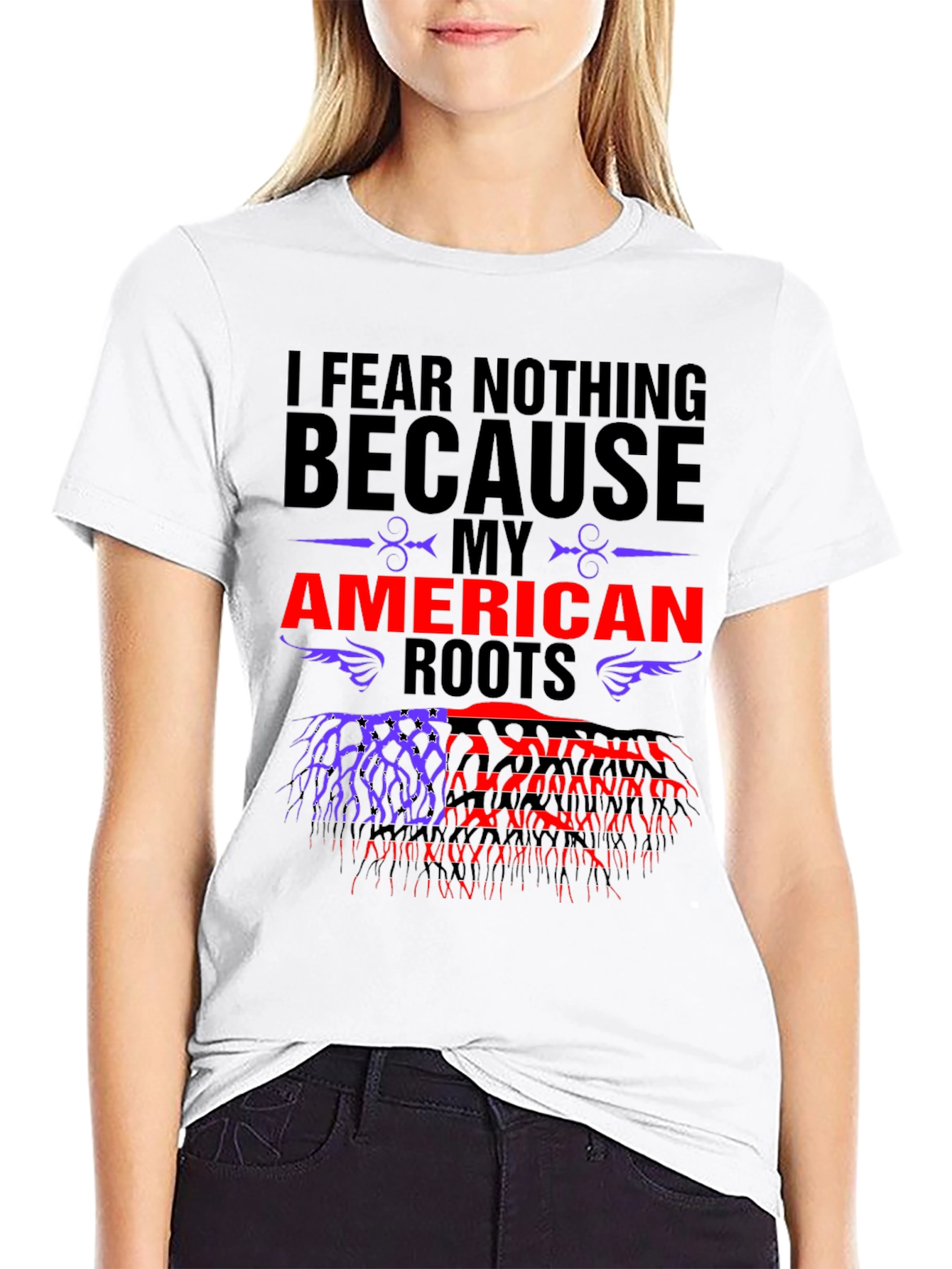 American Roots Graphic Tee - Patriotic Barber Pride