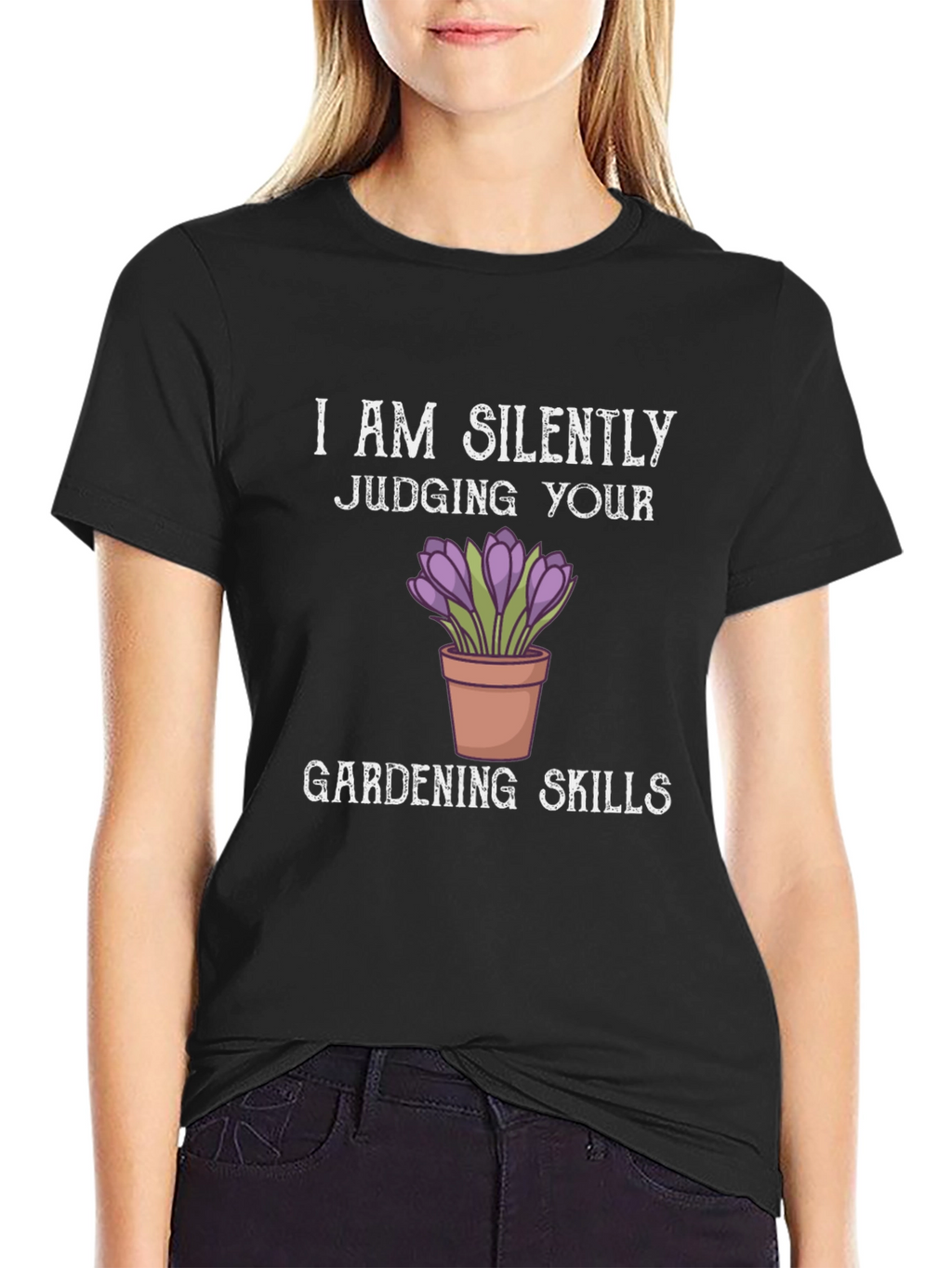 Silently Judging Gardening Skills T-Shirt