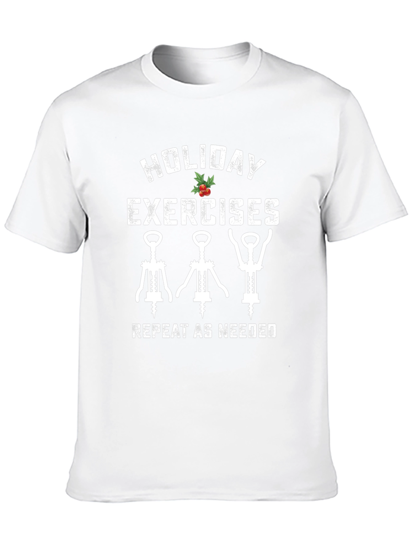 Holiday Exercises Wine Lover T-Shirt