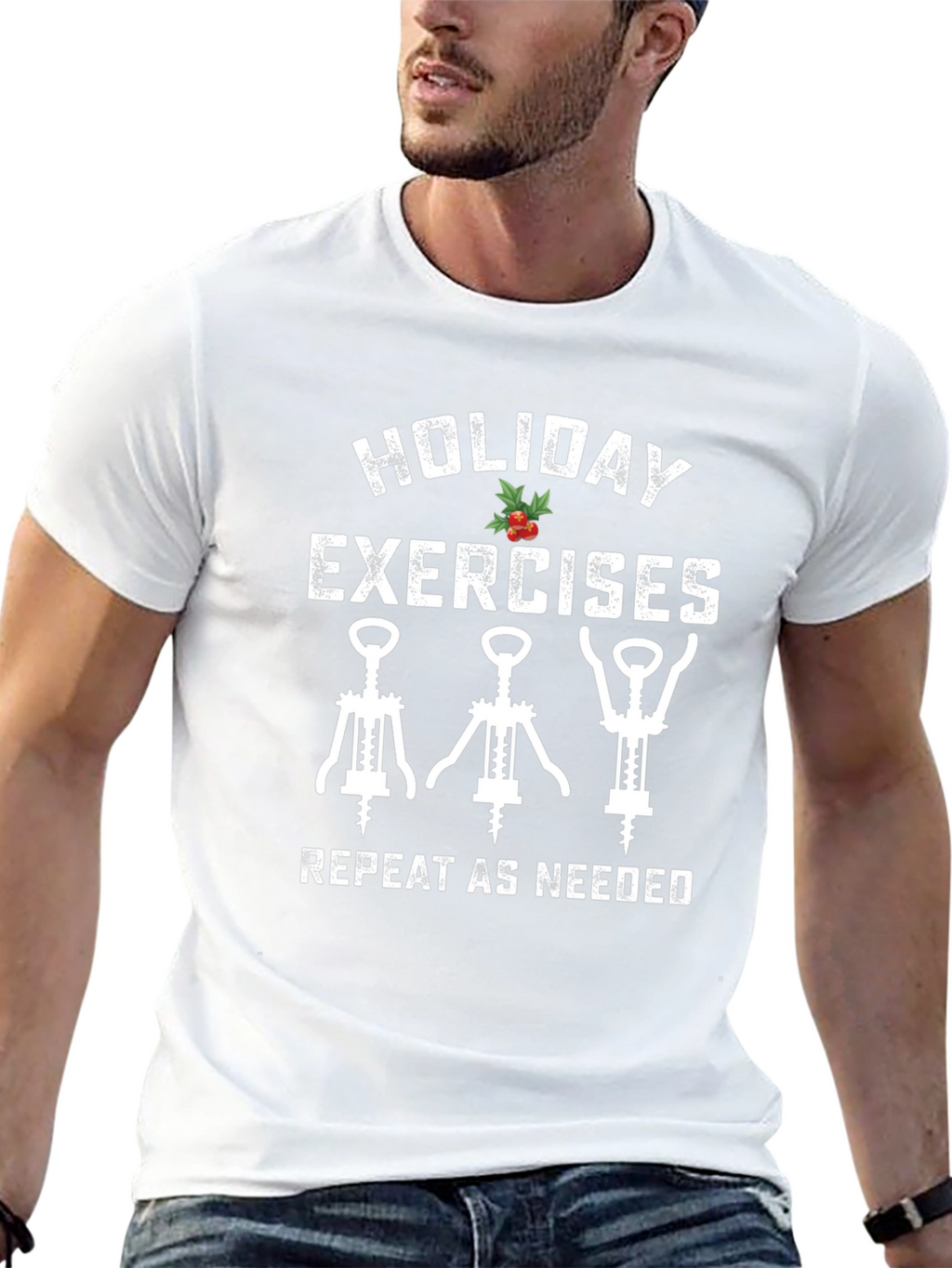 Holiday Exercises Wine Lover T-Shirt