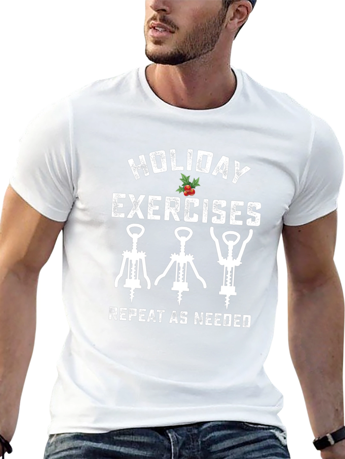 Holiday Exercises Wine Lover T-Shirt