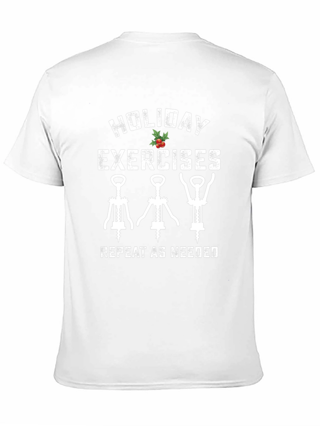 Holiday Exercises Wine Lover T-Shirt