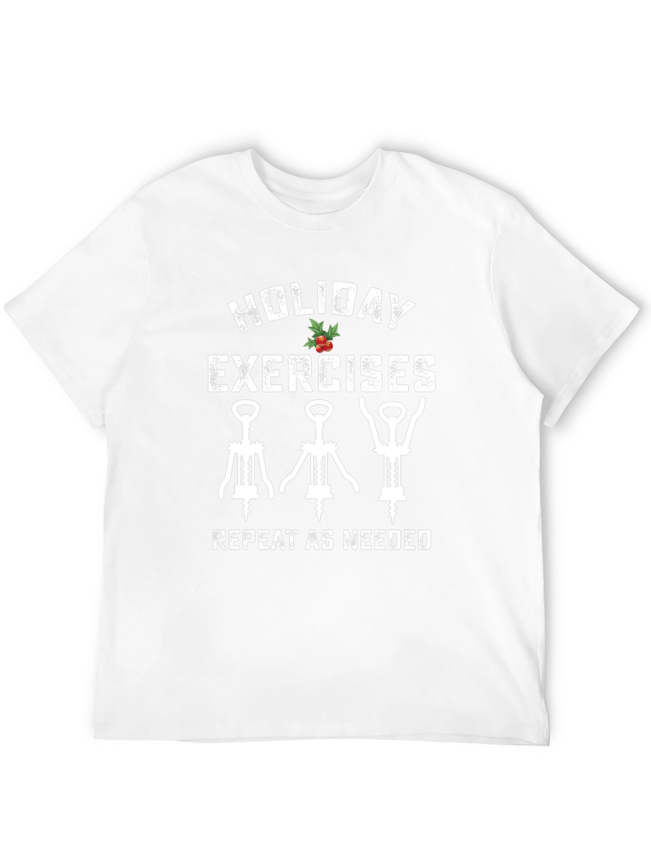 Holiday Exercises Wine Lover T-Shirt