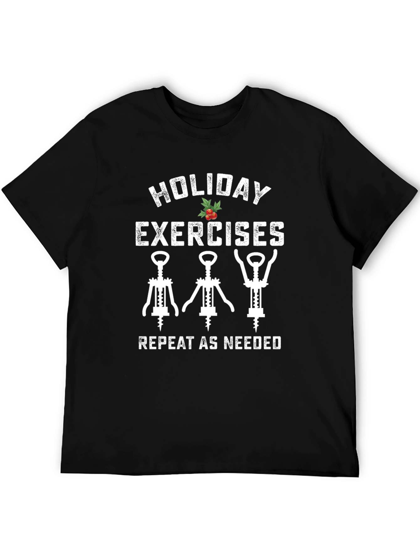 Holiday Exercises Wine Lover T-Shirt
