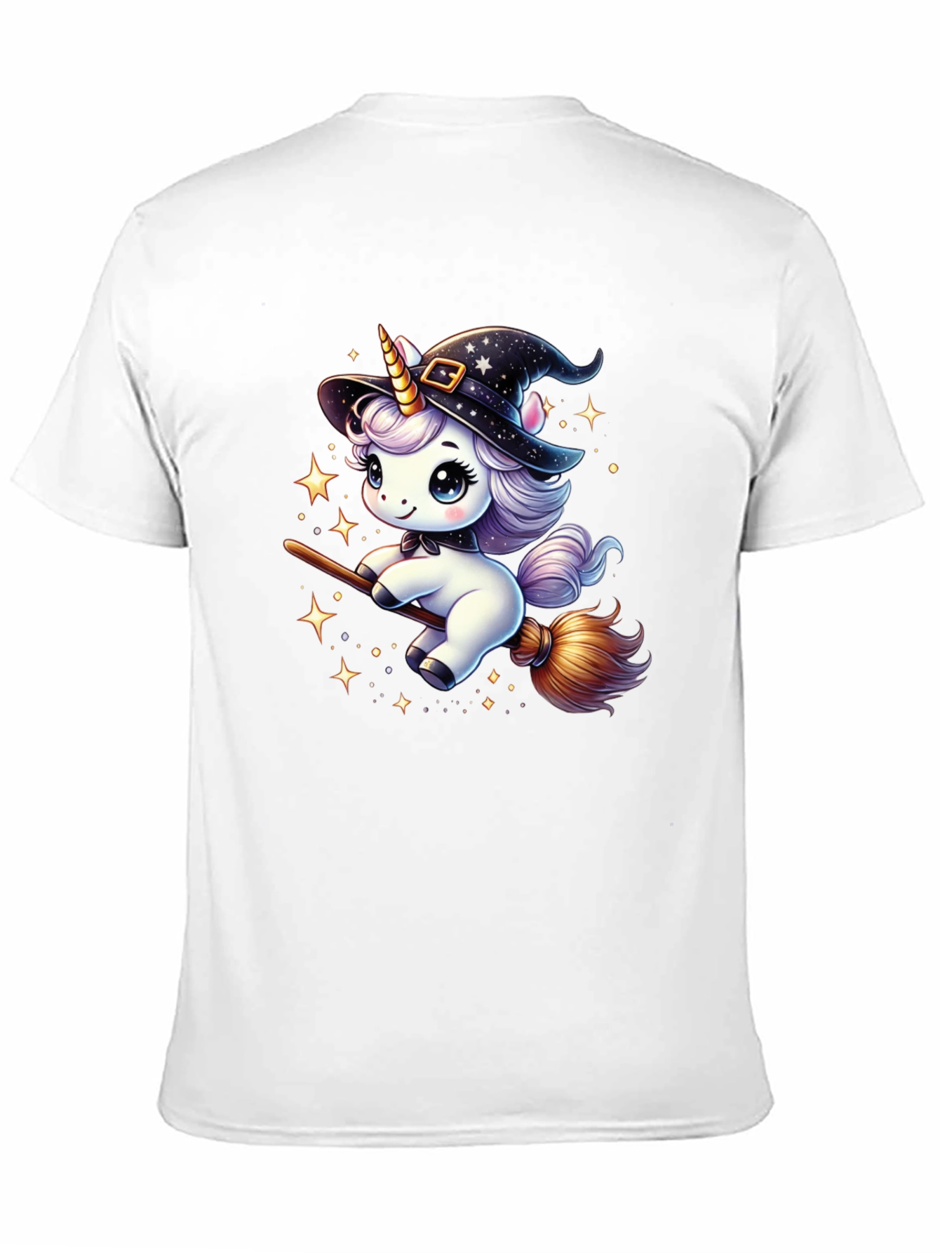 Unicorn Witch T-Shirt - Magical Halloween Style