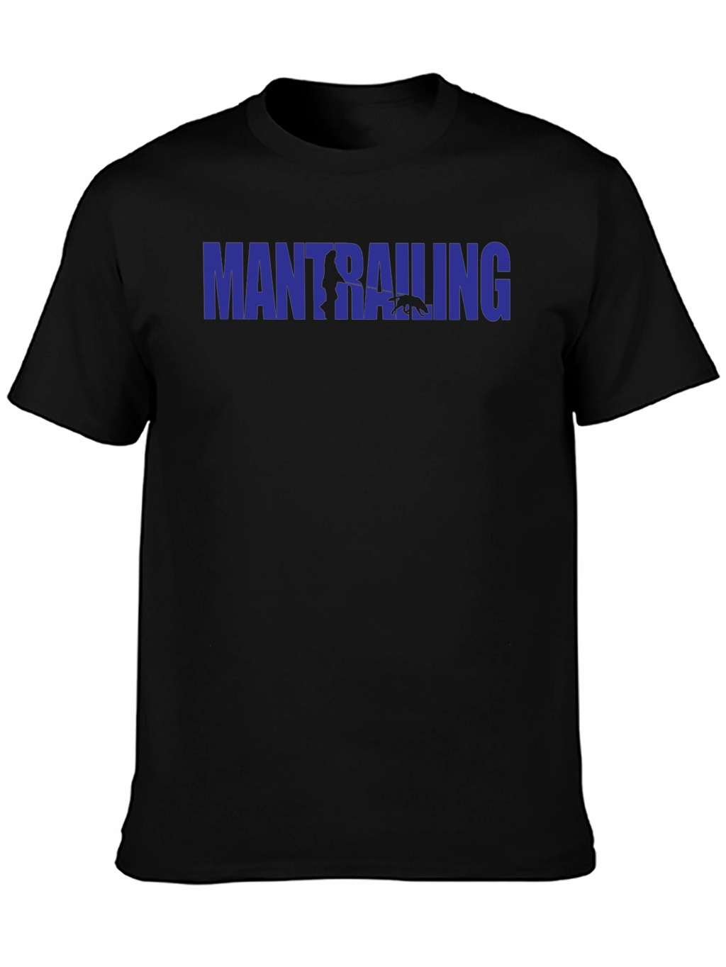 Mantrailing Graphic Tee - Black