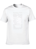 Nutrition Facts Human Calories T-Shirt