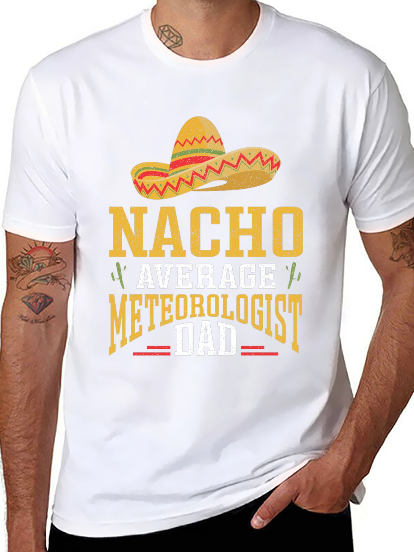 Nacho Average Meteorologist Dad T-Shirt