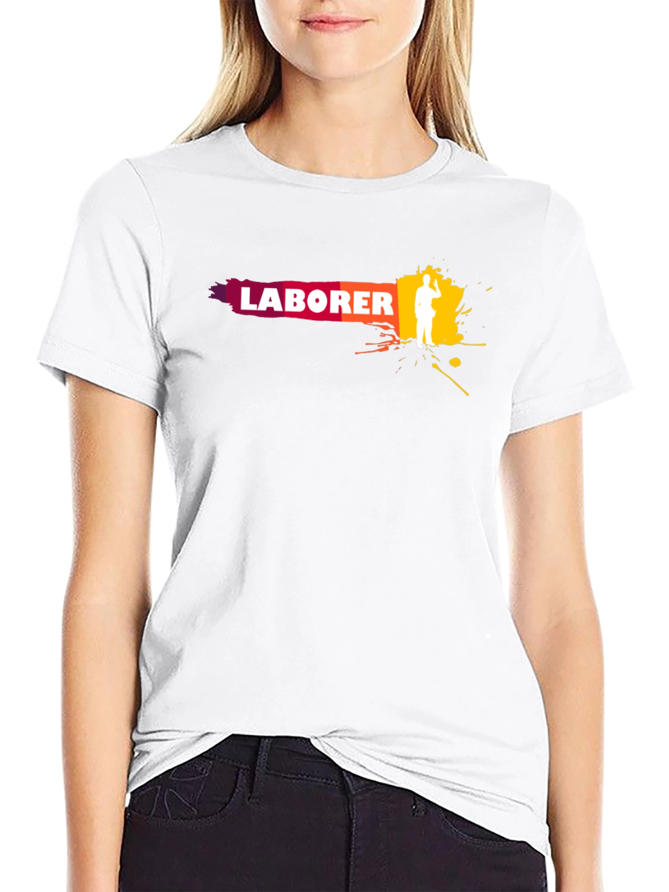 Laborer Graphic Tee - Stylish Workwear T-Shirt