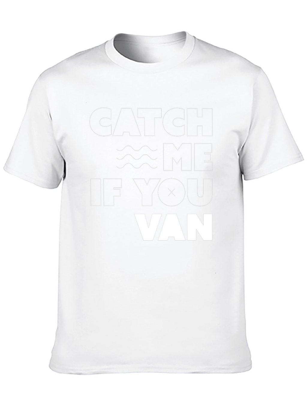 Catch Me If You Van T-Shirt - Black Tee