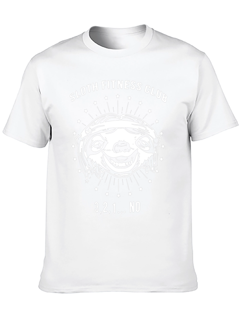 Sloth Fitness Club Funny T-Shirt
