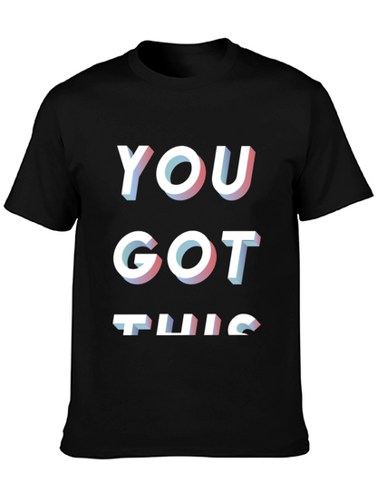You Got This Black Graphic T-Shirt