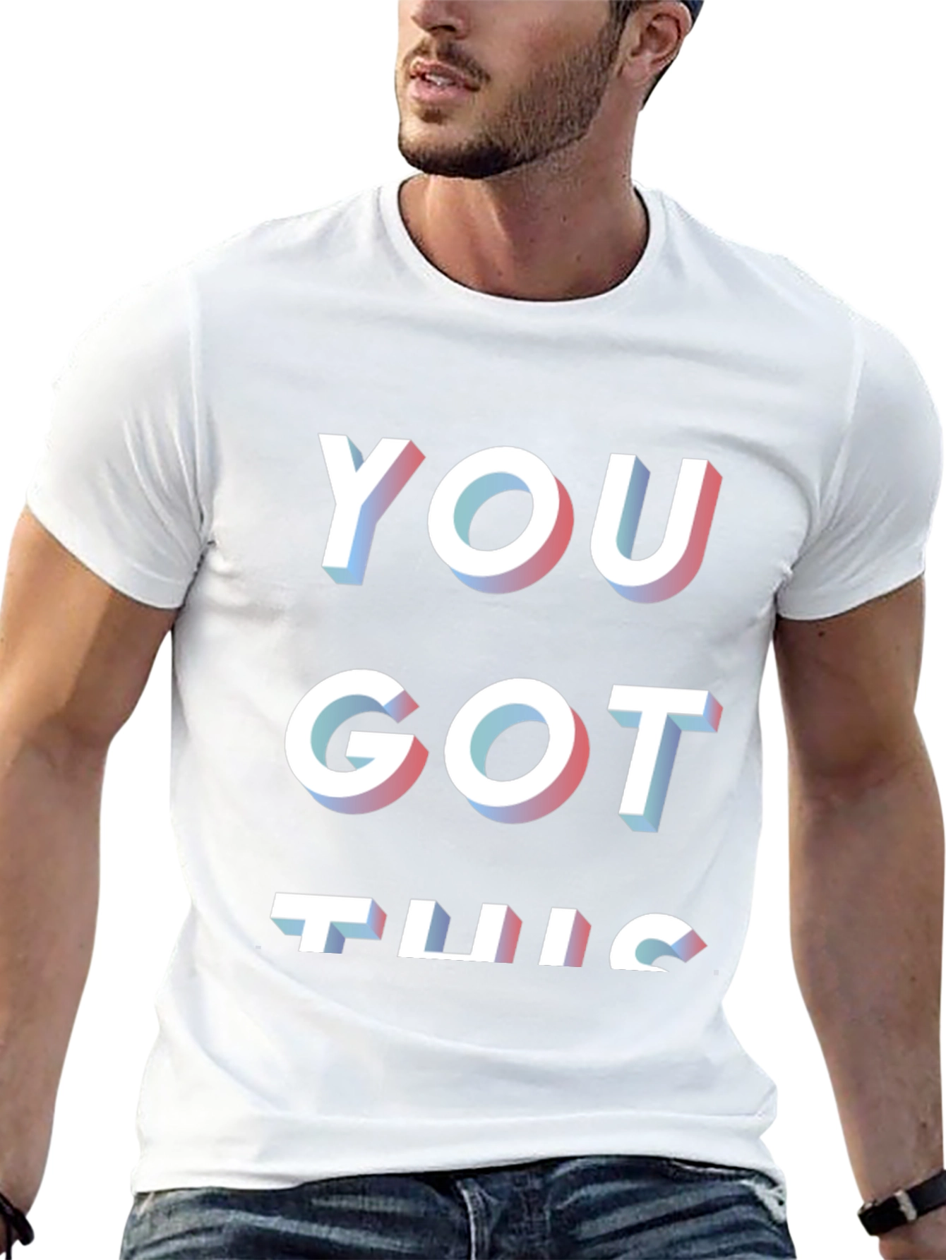 You Got This Black Graphic T-Shirt