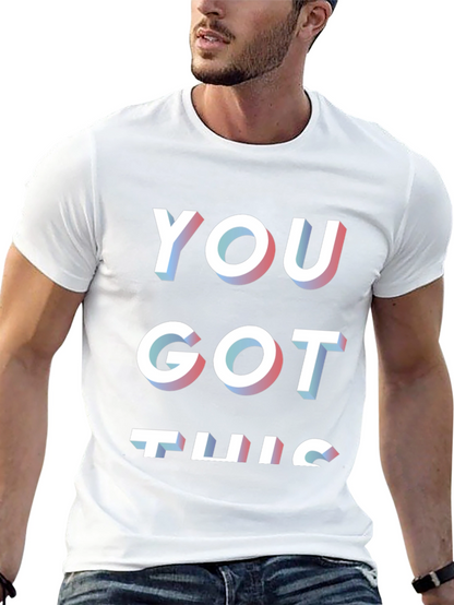 You Got This Black Graphic T-Shirt